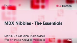 MDX Nibbles The Essentials for IBM Planning Analytics [upl. by Garcia146]