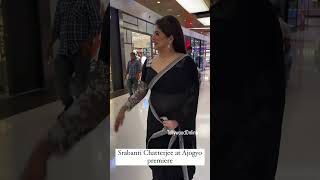 Srabanti Chatterjee at Ajogyo premiere  TollywoodOnline [upl. by Eicats638]