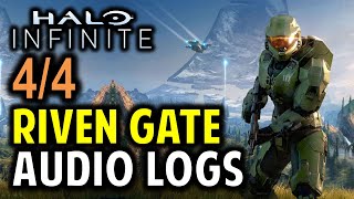 Riven Gate All Audio Logs Locations  Halo Infinite Collectibles Guide [upl. by Alemrac]