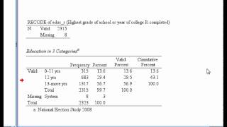 Editing APA Frequency Tables [upl. by Lurlene]