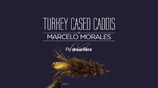 Turkey Cased Caddis  Fly Tying Instructions by Fly dreamers [upl. by Kellie914]