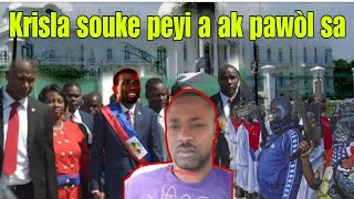 Chrisla pale li souke peyi a ak gwo bout tonton deklarasyon sa a li fè a Li di l prè pou l mouri [upl. by Arima]