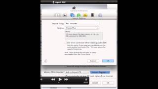 How to Setup iTunes AAC Encoder Create AAC Version [upl. by Sands140]