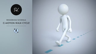 Tutorial C4D CMotion walk cycle [upl. by Aikcir]