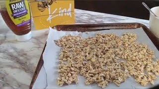 homemade granola only 3 ingredients [upl. by Timothee]