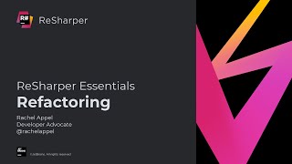 Refactoring  ReSharper Essentials [upl. by Gardol]