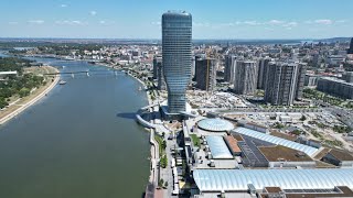 Beograd na vodi  Belgrade Waterfront  dron video [upl. by Conners]