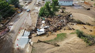 Old Fort NC Flood Damage  Hurricane Helene [upl. by Jasmine]