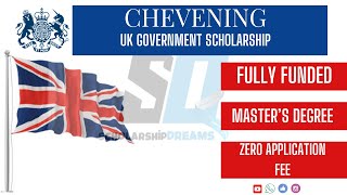 Chevening Scholarship  UK Government Scholarship  Fully Funded  Deadline 5Nov ukchevening [upl. by Outhe104]