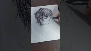 How To Draw Anime  6\100 days  shorts [upl. by Lorenza802]