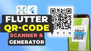 Flutter QRCode Generator amp Scanner Tutorial  Barcode and QRCode Generation and Scanning Flutter App [upl. by Eniamurt926]