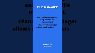 Use the file manager for easy website file management [upl. by Mikkel]