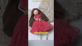 DIY Macrame Doll diy crafts youtubeshorts mahilaartscrafts macrame [upl. by Elokyn919]