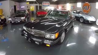 1987 Mercedes 560SL  Black Pearl MetallicGray 72515 mi Both Tops  Seven Hills Motorcars [upl. by Atikihc]