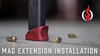 How to Install a Glock Mag Extension  Falkor Defense [upl. by Yonit]