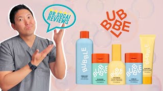 Dermatologist Reviews Bubble Skincare Products Do they live up to the hype [upl. by Aihcila402]