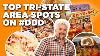 Top DDD 10 TriState Area Restaurants with Guy Fieri  Diners DriveIns and Dives  Food Network [upl. by Heise]