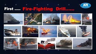 Shipboard Fire Fighting Drill [upl. by Enileqcaj712]