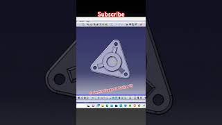 catia software new part design  autocad solidworks video [upl. by Gwenore900]
