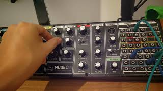 Behringer Model 15  3rd Oscillator [upl. by Friedly]