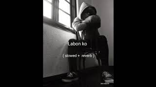 Labon ko   slowed  reverb  biki editz18 [upl. by Erreip]