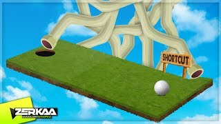 HARDEST HOLE IN ONE SHORTCUTS Golf It [upl. by Atiseret]