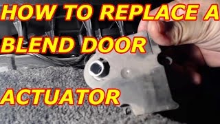 HOW TO REPLACE A BLEND DOOR ACTUATOR CHEVY TAHOE [upl. by Anthe445]