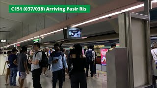 Day 4SMRT C151 037038 arriving Pasir Ris [upl. by Stedmann]