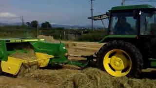 2850 with john deere bailer [upl. by Lezti289]