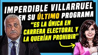 Villarruel se despidió de El Destape con un tremendo editorial [upl. by Mich]