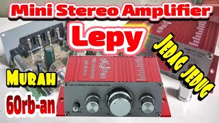 Review Lepy Hifi Stereo Amplifier  Review and Tear Down [upl. by Ynomrah]