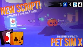 New Script 🎃 Pet Simulator X PASTEBIN 🔥 OP AUTO FARM  New Event  2023  🔥 Roblox Script [upl. by Ahsinid600]