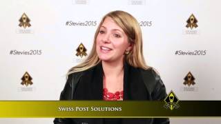 Swiss Post Solutions wins in the 2015 Stevie® Awards for Women in Business [upl. by Elda]