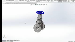 Designing Gate Valve in Solid works gate valveengineer valvefactory solidworks [upl. by Enelyaj684]