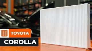 Byta kupéfilter TOYOTA COROLLA VERSO 2 Guide  Autodoc [upl. by Oza982]