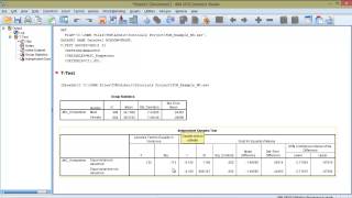 Independent Sample TTest on SPSS [upl. by Hara]