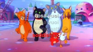 La Gabbianella e il Gatto  Siamo Gatti  Karaoke  Canzoni per bambini [upl. by Chrisy]