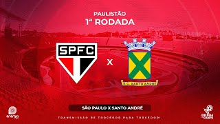 SÃO PAULO X SANTO ANDRÉ  20012024  PAULISTÃO  AO VIVO [upl. by Sansen938]