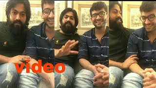 Yash and Diganth Facebook live katheondushuruvagide [upl. by Hterag]