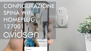 Configuzione Presa Smart Wifi HomePlug Avidsen 127001 [upl. by Hafinah580]