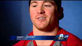 South Carolina bobsledder hits the ice [upl. by Tterrag580]