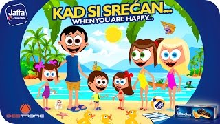 Kad si srecan If You’re Happy and You Know It Nursery Rhymes for Kids powered by Jaffa [upl. by Odlauso]