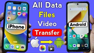 How To Transfer Data From Android to iPhone Or iPhone to Android  2024 [upl. by Zenitram]