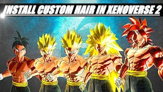 DragonBall Xenoverse 2 Tutorial How to install custom Hairstyle amp Change Transformation Hair style [upl. by Letnuhs]