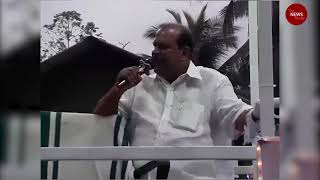 Kerala MLA PC George responds to heckling with swear words video goes viral [upl. by Nosde]