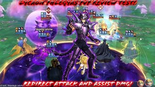 Saint Seiya Awakening KOTZ  Lycaon Phlegyas PvP Galactic Duel Review Attack Redirect amp Assist [upl. by Keelin580]