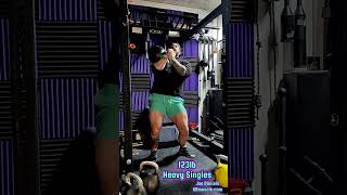 Heavy Single Kettlebell Presses [upl. by Raamal809]