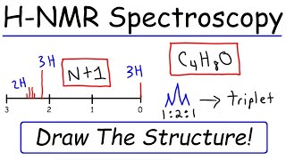 Proton NMR Spectroscopy  How To Draw The Structure Given The Spectrum [upl. by Lindly]