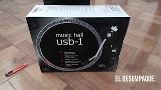 Tornamesa Music Hall USB1 · Unboxing [upl. by Baldridge]