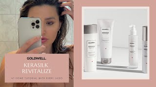 Goldwell Kerasilk Revitalize Tutorial [upl. by Kobylak]